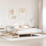 Cumpara ieftin Cadru de pat fără saltea, 180x200 cm, lemn masiv pin