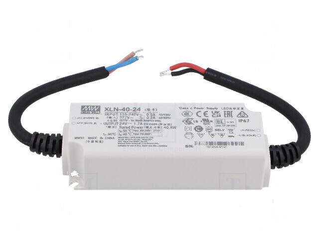 Alimentator LED pulsatoriu 40W 24VDC IP67 - Alimentator LED pulsatoriu 40W IP67
