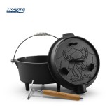 CEAUN FONTA PURA + CAPAC DIA 29.5 CM, 6 L, NATURE, COOKING BY HEINNER