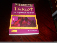 TAROT pe intelesul tuturor- Donald Tyson, 2006 - carte rara, NOUA, Ed. Teora foto