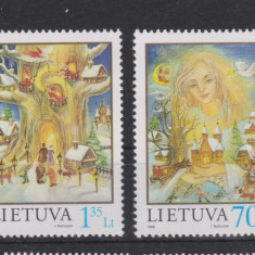 LITUANIA 1998 CRACIUN Serie 2 timbre Mi.680-81 , MNH**