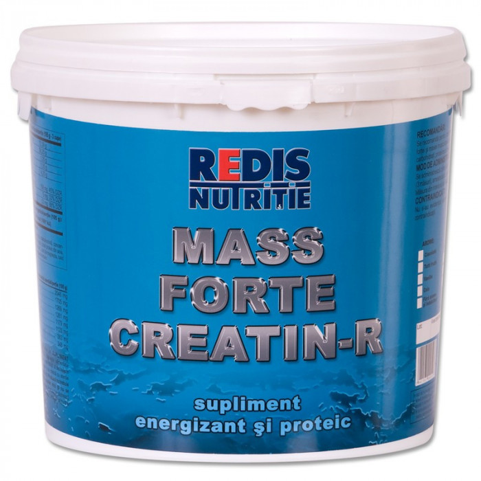 Mass Forte Creatin-R 1kg Vanilie - Suplimentul Ideal pentru Creșterea Musculară