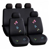 Set 9 Huse Scaun Auto Universale AVEX BUTTERFLY, Protecție și Confort, Poliester, Compatibil Airbag