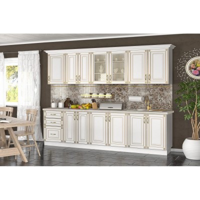 BUCATARIE IMPERIA MS ALB 2.6M MDF foto