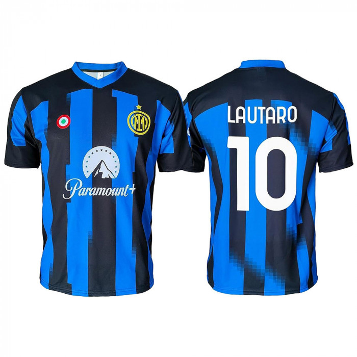 Inter Milano tricou de fotbal pentru copii replica 23/24 Home Lautaro - 8 let