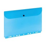Mapa plastic Grand ZP045A / 1161, cu capsa, A4, albastru, perforatii