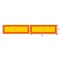 Set 2 Autocolante Reflectorizante 565X196 Mm Hico 144238 TWY025