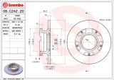 BREMBO 08.C242.20 PRIME LINE Disc frana