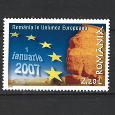 ROMANIA 2007 - ROMANIA IN UNIUNEA EUROPEANA, MNH - LP 1752