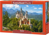 Puzzle 500 piese View of the Neuschwanstein Castle Germany, castorland