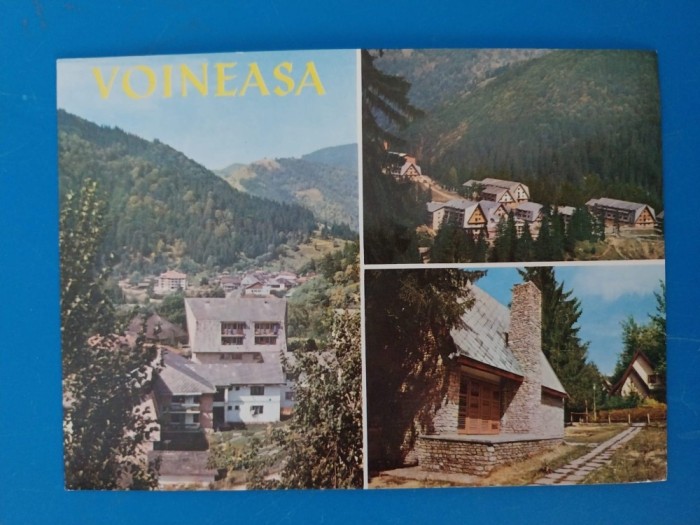 CPIB 23234 CARTE POSTALA - VOINEASA, MOZAIC. VEDERI, VILE, NECIRCULATA