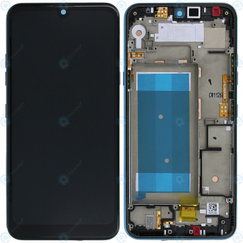 LG Q60 (LM-X525) Afișaj complet nou albastru marocan ACQ91472532 foto