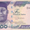 Bancnota Nigeria 500 Naira 2022 - PNew UNC