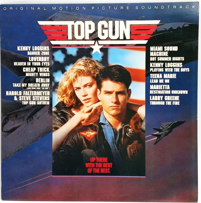 Various &lrm;&ndash; Top Gun (Original Motion Picture Soundtrack) NM / VG+ vinil LP disc CBS Europa 1986