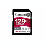 Memorie SDHC cu adaptor 128GB KINGSTON Canvas React Plus SDR2/128GB, 128 GB