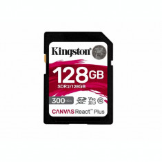 Memorie SDHC cu adaptor 128GB KINGSTON Canvas React Plus SDR2/128GB foto