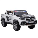 Masina De Jucarie Cu Baterie, Telecomanda, Mp3, Efecte Sonore Si Luminoase, 3-8 Ani, Mercedes Benz Xmx606 Police