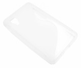 Husa silicon S-line transparenta pentru LG Optimus L4 II E440