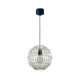 Cumpara ieftin Pendul colivie pasare, natur, cablu reglabil, 1xE27