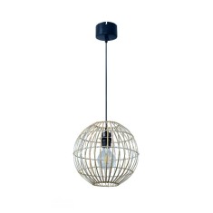 Pendul colivie pasare, natur, cablu reglabil, 1xE27