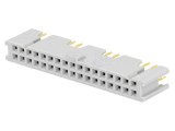 Soclu IDC Mamă 34 PIN THT Aurit 2,54mm 3A