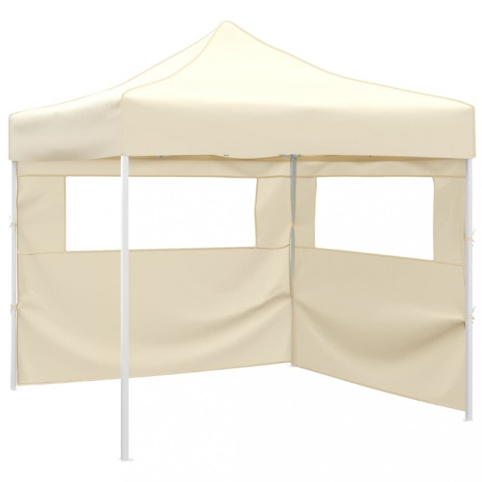 Gossi cort pliabil cu 2 pereti, crem, 3 x 3 m