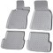 Set de 4 covorase gri cauciuc 3D stil tavita premium pentru Audi A6 C6 Sedan, Allroad, Avant/Break 2004-2011