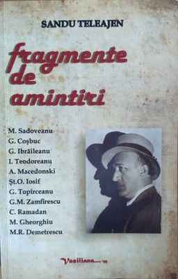 Fragmente De Amintiri - Sandu Teleajen , G196 foto