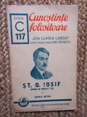 St. O. Iosif, viata si opera lui - Vasile Netea// 1941 foto