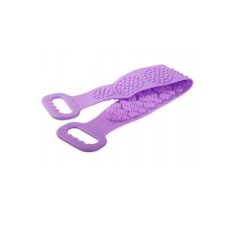 Perie tip banda pentru masaj si curatare corporala 75x9 cm - Mov