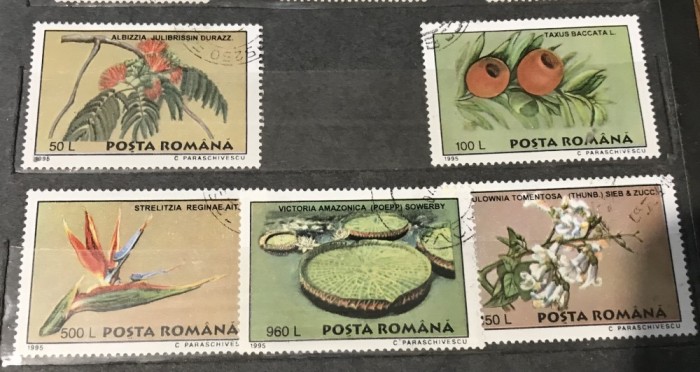 (1) Timbre Serii Romania Natura
