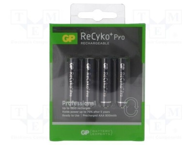 Acumul: Ni-MH AAA,R3 1,2V 800mAh ReCYKO PRO &amp;Oslash;10,5x44,5mm 80mA foto