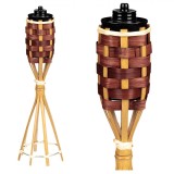 Set 2 torte de masa din bambus cu ulei, negru, 35 cm, 180ml