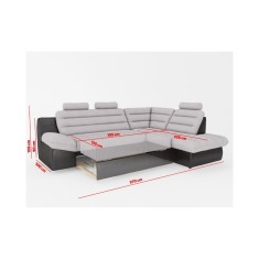 Coltar extensibil Wog alb foto