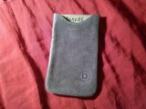 Etui din piele fina - Bugatti - pt mobil probabil , dim. =12x7cm