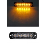 6 Led 12v 24v Lumina de intermitenta stroboscopica subtire