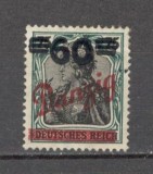 Deutsches Reich.1921 OCUPATIA IN DANZIG-supr. XD.153