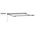 VidaXL Cadru copertină retractabil electric Antracit 3,5 x 2 m Oțel 42024871