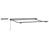 vidaXL Cadru copertină retractabil electric Antracit 3 x 2,5 m Oțel 42024873