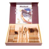 Set tac&acirc;m 24 piese rosegold