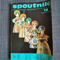 * Spoutnik, nr 16/ septembre 1968, revista in lb franceza, produsa in URSS