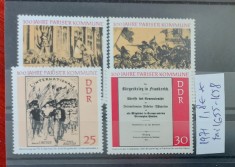 TS21 - Timbre serie DDR - 1971 Mi1655-58