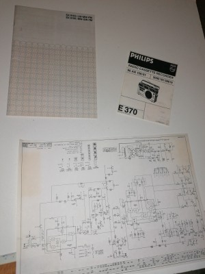LOT SCHEME ELECTR / PROSPECT RADIO PHILIPS /PICK UP ACORD STEREO foto