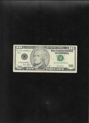 Statele Unite ale Americii USA SUA 10 dollars 2003 seria42338900 foto