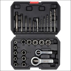 YT-06037 YATO Set pentru suruburi si piulite deteriorate, 26 piese