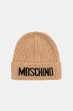Moschino căciulă de l&acirc;nă culoarea maro, M5875 60808