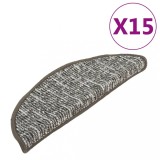 Cumpara ieftin Covorase pentru trepte scara, 15 buc., antracit, 56x17x3 cm