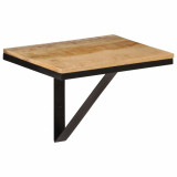 vidaXL Raft de perete, 40x30x32 cm, lemn masiv de mango și fier 358576