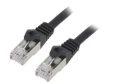 Patch cord S/FTP 6a Cu LSZH negru 2m Cablexpert