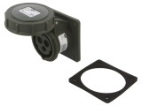 Conector Alimentare AC Trifazat Soclu Mamă 16A 230VAC IP67